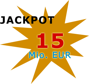 Jackpot 15 Mio. EUR