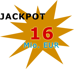 Jackpot 16 Millionen Euro