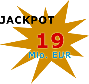 Jackpot 19 Millionen Euro