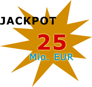 Jackpot 25 Millionen Euro