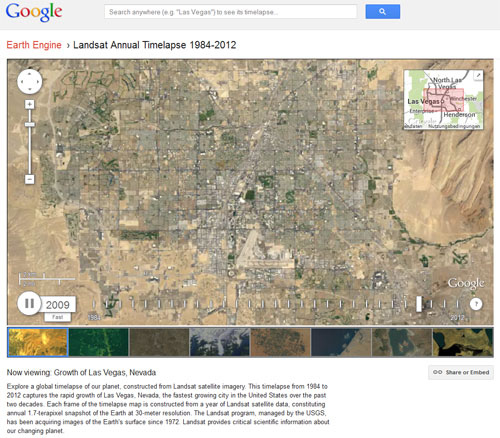 Google Earth Engine: Las Vegas 1984 - 2012