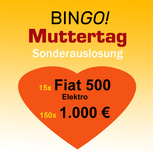 BINGO! Muttertag Sonderauslosung 2023